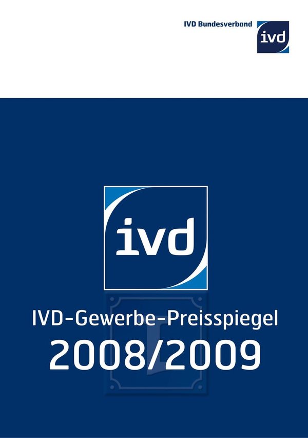 IVD-Gewerbe-Preisspiegel 2008/2009